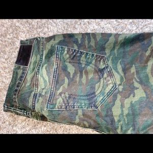 True religion camouflage denim